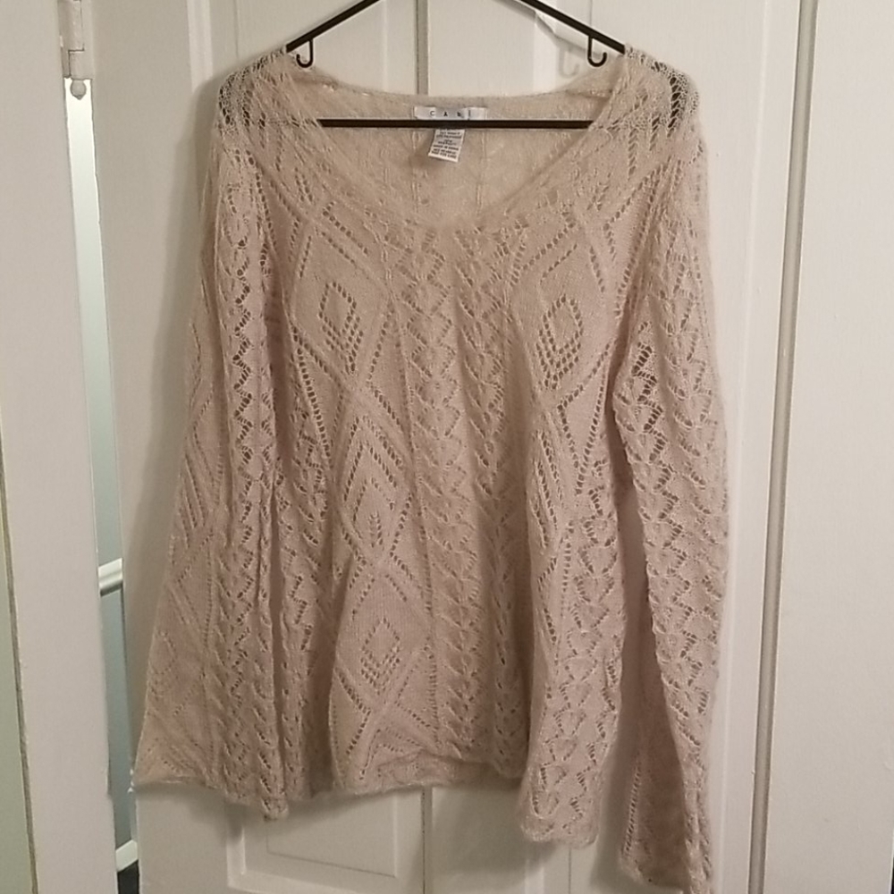 See through sweater